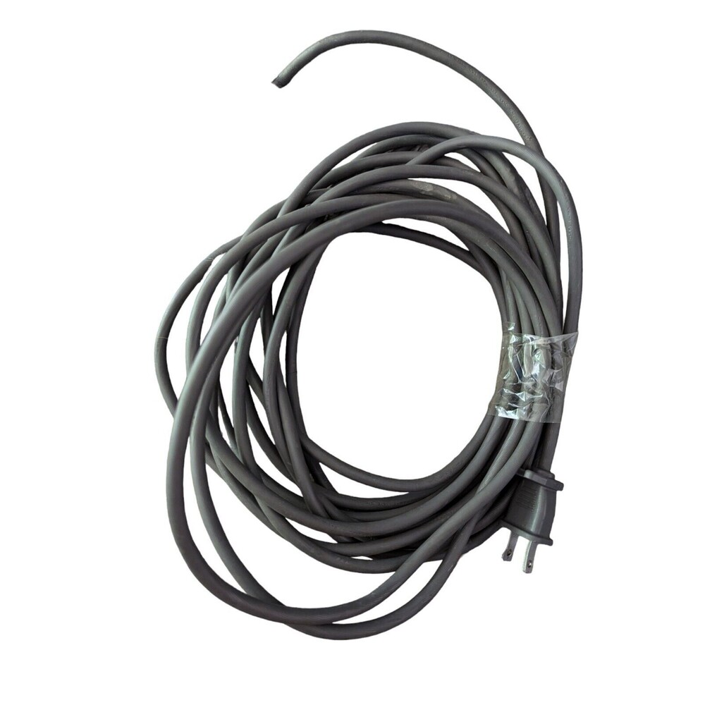 Eureka 4700 Series Upright Vacuum Cleaner OEM Power Supply Cord 17AWG 30ft Gray